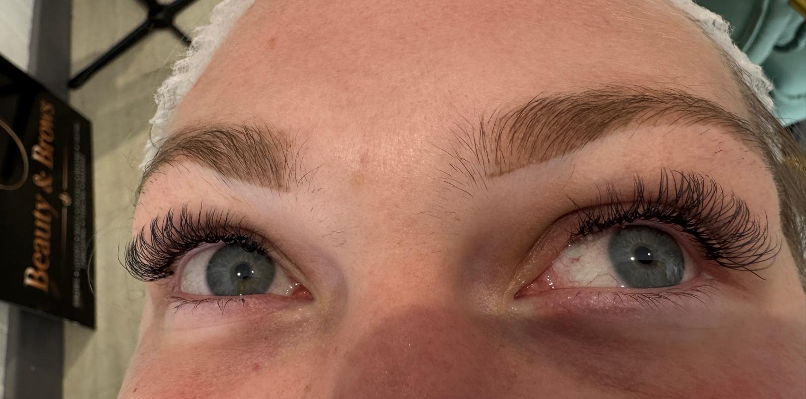 Professional brow treatment at MJ Beauty & Brows