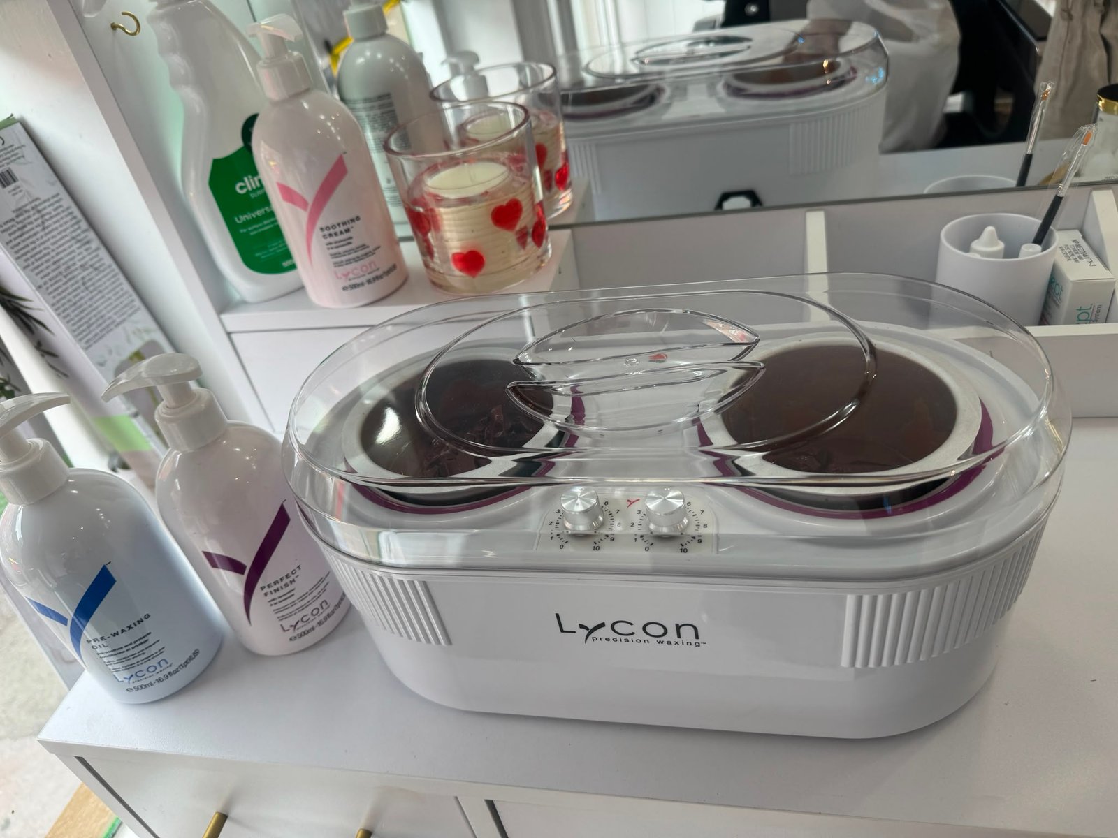 Lycon professional waxing station at MJ Beauty & Brows