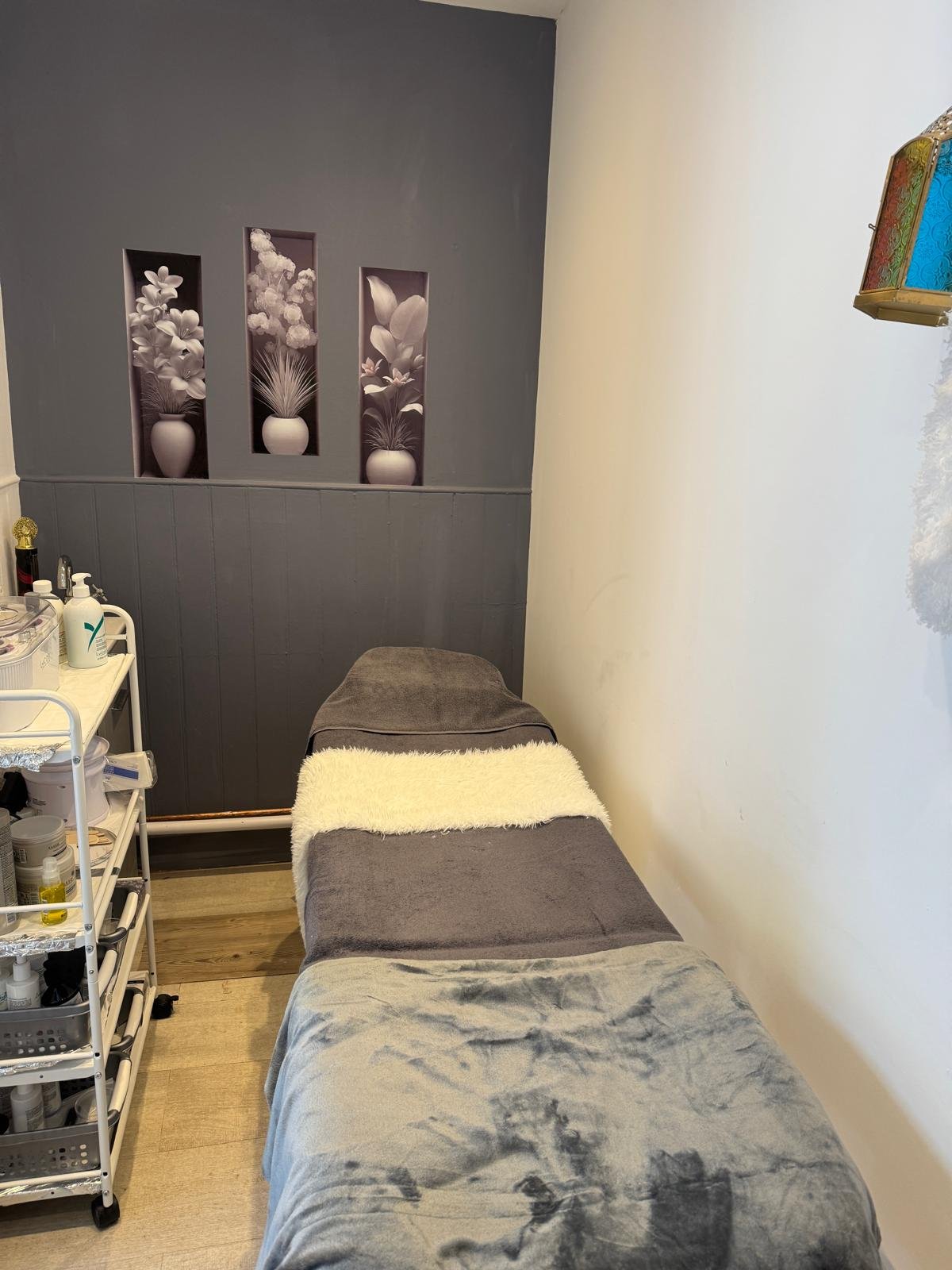Treatment room at MJ Beauty & Brows